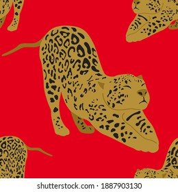 Modern abstract leopard pattern, great for any design purpose. Modern trendy vector art. Decorative print. Background illustration backdrop. Abstract artistic vector illustration