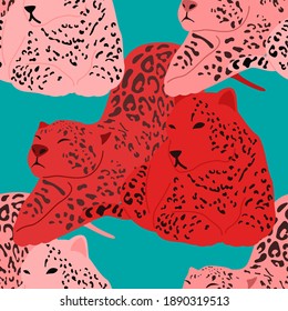 Modern abstract leopard pattern, great for any design purpose. Modern trendy vector art. Decorative print. Background illustration backdrop. Abstract artistic vector illustration