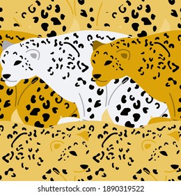 Modern abstract leopard pattern, great for any design purpose. Modern trendy vector art. Decorative print. Background illustration backdrop. Abstract artistic vector illustration