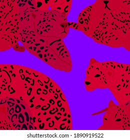 Modern abstract leopard pattern, great for any design purpose. Modern trendy vector art. Decorative print. Background illustration backdrop. Abstract artistic vector illustration