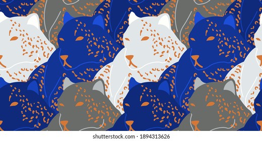 Modern abstract leopard pattern, great for any design purpose. Modern trendy vector art. Decorative print. Background illustration backdrop. Abstract artistic vector illustration