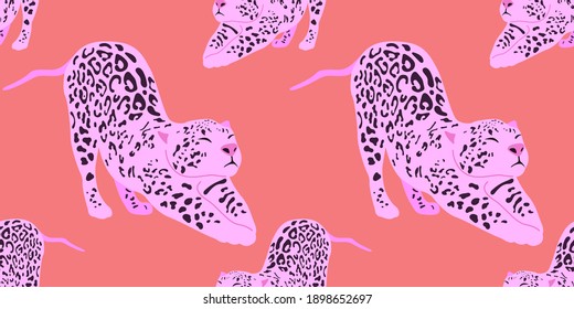 Modern abstract leopard pattern, great for any design purpose. Modern trendy vector art. Decorative print. Background illustration backdrop. Abstract artistic vector illustration