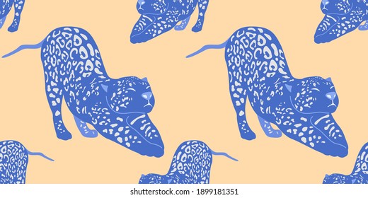 Modern abstract leopard pattern, great for any design purpose. Modern trendy vector art. Decorative print. Background illustration backdrop. Abstract artistic vector illustration