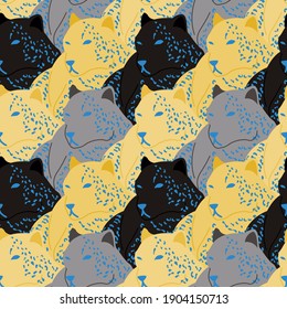 Modern abstract leopard pattern, great for any design purpose. Modern trendy vector art. Decorative print. Background illustration backdrop. Abstract artistic vector illustration