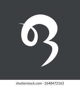 Modern abstract letter B logo concept with a sleek and minimal design. Ideal for businesses, startups, tech companies, fashion brands, personal branding, and creative agencies.