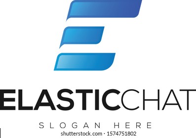 Modern Abstract Letter E Logo Template