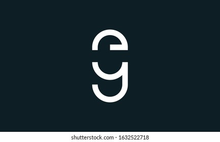 Modern abstract Letter EY logo. This logo icon incorporate with two letter W and Y in the creative way.