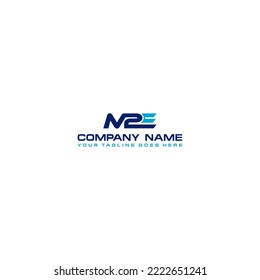 Vector de diseño de logotipo M2E.