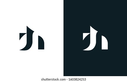 Modern abstract Letter TH logo. This logo icon incorporate with letter T and H in the creative way.