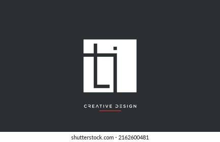 Modern abstract letter TI, IT luxury logo design. Minimal TI, IT initial based icon vector