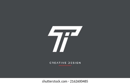 Modern abstract letter TI, IT luxury logo design. Minimal TI, IT initial based icon vector