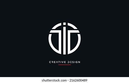 Modern abstract letter TI, IT luxury logo design. Minimal TI, IT initial based icon vector