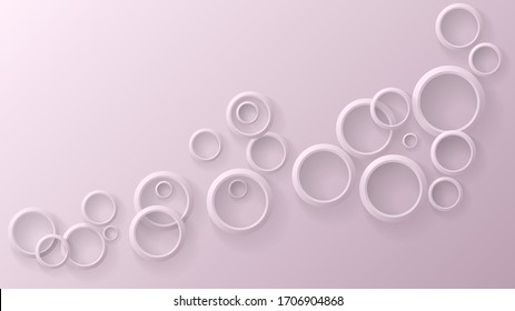 Fondo moderno abstracto de luz con anillo circular. Vector geométrico moderno. Diseño de vector abstracto redondo. Fondo de diseño gráfico circular. Diseño de folleto. Forma geométrica. Plantilla con círculos