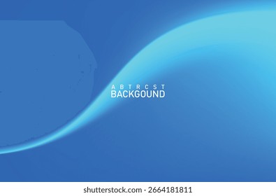  Moderner abstrakter hellblauer Farbverlauf-Vektordesign-Hintergrund mit fließenden Wellenformen und heller bis tiefer Farbübergang für digitale Kunst und futuristische Grafikprojekte