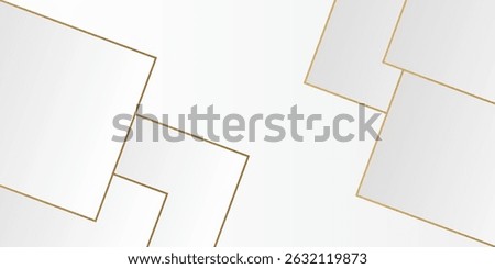 Modern abstract light gold silver background vector. Elegant concept design with golden line. Vector illustration for modern keynote presentation background, brochure design.