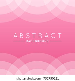 Modern Abstract Light Pink Background with Text for Your Artwork. Vector Black illustration with Circles.
