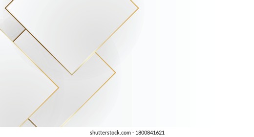 Modern abstract light silver background vector. Elegant concept design with golden line. Vector illustration for modern keynote presentation background, brochure design, website slider, landing page