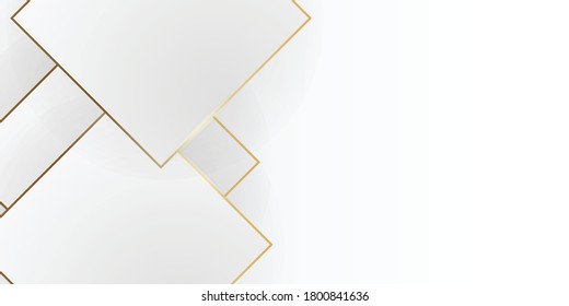 Modern abstract light silver background vector. Elegant concept design with golden line. Vector illustration for modern keynote presentation background, brochure design, website slider, landing page