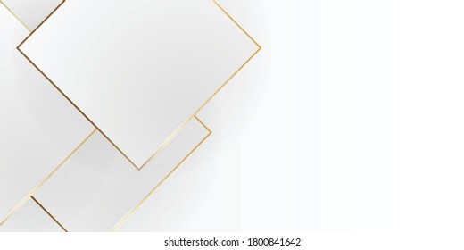Modern abstract light silver background vector. Elegant concept design with golden line. Vector illustration for modern keynote presentation background, brochure design, website slider, landing page