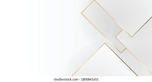 Modern abstract light silver background vector. Elegant concept design with golden line. Vector illustration for modern keynote presentation background, brochure design, website slider, landing page