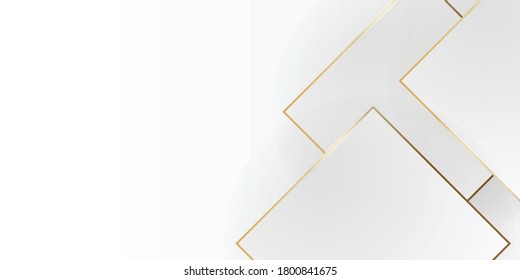 Modern abstract light silver background vector. Elegant concept design with golden line. Vector illustration for modern keynote presentation background, brochure design, website slider, landing page