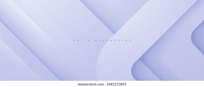 Modern abstract light silver background textured papercut layers design