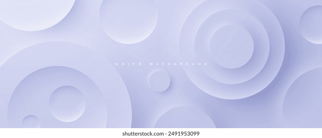 Modernes abstraktes Licht Silber Hintergrund elegante Kreis Form Design
