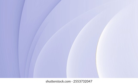 Modern abstract light silver background vector. Elegant concept design with golden line.