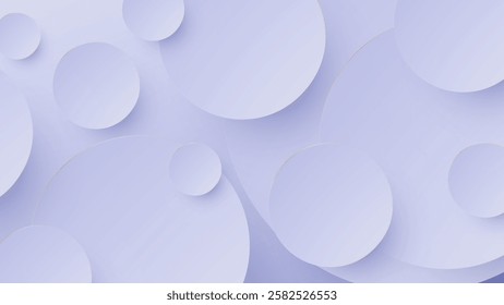 Modern abstract light white background elegant circle shape design
