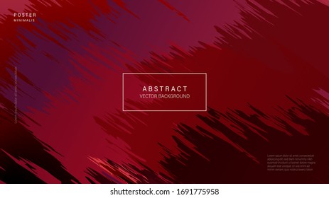 Modern abstract line background and Red Color. Vector Illustrator. Eps 10 - Vector