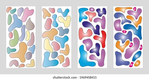 Concepto moderno de línea abstracta en líneas y fondo artístico para el diseño de la decoración de la pared de postales o de portada de folletos. Diseño de ilustraciones vectoriales