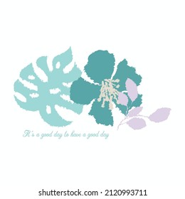 Modern abstract line leaves in lines and arts background with different shapes for wall decoration, postcard or brochure cover design. Vector illustrations design.