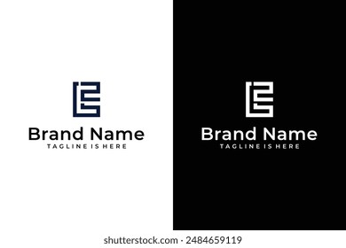 Moderne abstrakte Linie LZ Vektorgrafik Logo