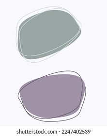 Modern abstract line, minimalist rock and artistic lines and background with different colors for wall decoration, postcard or brochure cover design, minimalist vector illustrations design