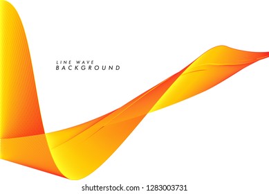 modern abstract line wave background in eps 10