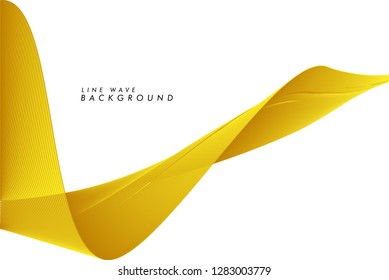 modern abstract line wave background in eps 10
