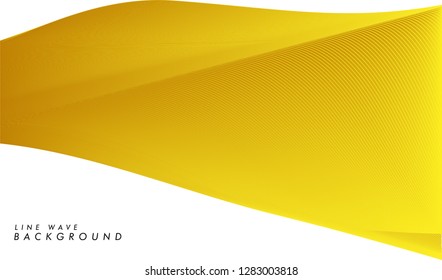 modern abstract line wave background in eps 10