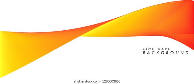 modern abstract line wave background in eps 10