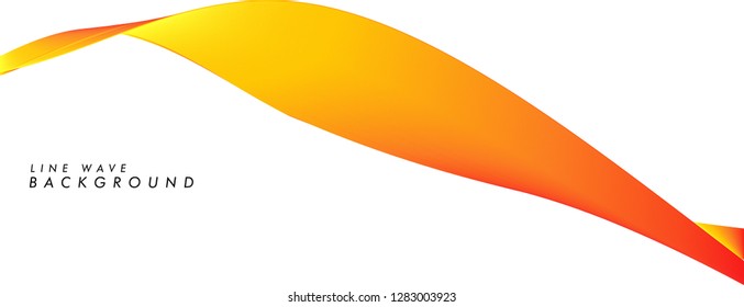 modern abstract line wave background in eps 10