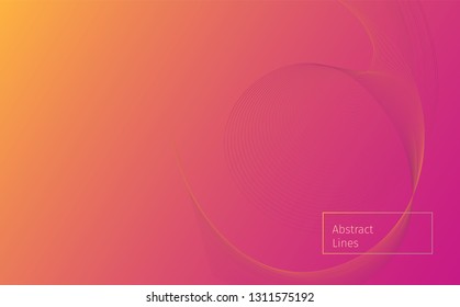 Modern abstract lines background with colorful pattern. Colorful vector illustration for landing page, web, banner, poster. Eps10 vector.