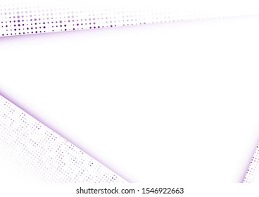 Modern abstract lines with dotted halftone wave background. Modern vector for posters, business cards, covers.