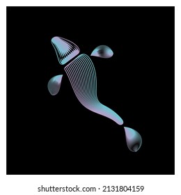 Modern Abstract Lines Leaves Lines And Art Background With Various Shapes For wall decoration, postcards or brochure cover designs. vector illustration design typography on textile printing on shirt