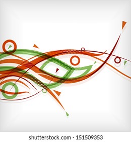 Modern abstract lines minimal background