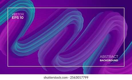 Modern abstract liquid background design combines fluid shapes and dynamic gradients, suitable for projects like digital art, branding, and social media graphics.