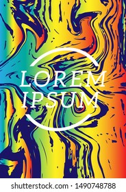 Modern Abstract Liquid Background Social Media Use.