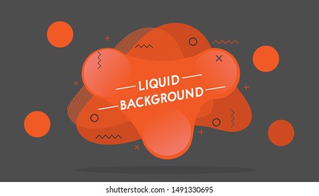 Modern Abstract Liquid Background Social Media and Presentation Use.
