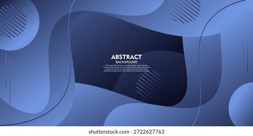 Fundo azul líquido abstrato moderno. Elementos de design geométrico texturizados dinâmicos. Este design pode ser usado em cartazes, banners, sites, etc. EPS10