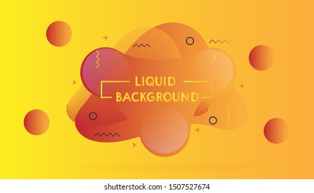 Modern Abstract Liquid For Business and Social Media Template design background vector.