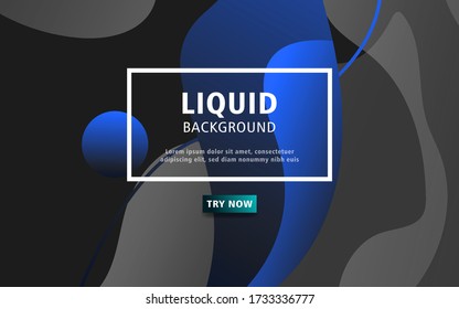 modern abstract liquid color background. dynamic textured geometric elements design.can be used on posters,banner,web and any more