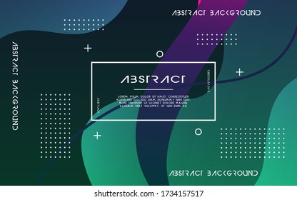 fondo moderno de color líquido abstracto. diseño de elementos geométricos con textura dinámica con decoración de puntos. se puede usar en afiches, banner, web y ya